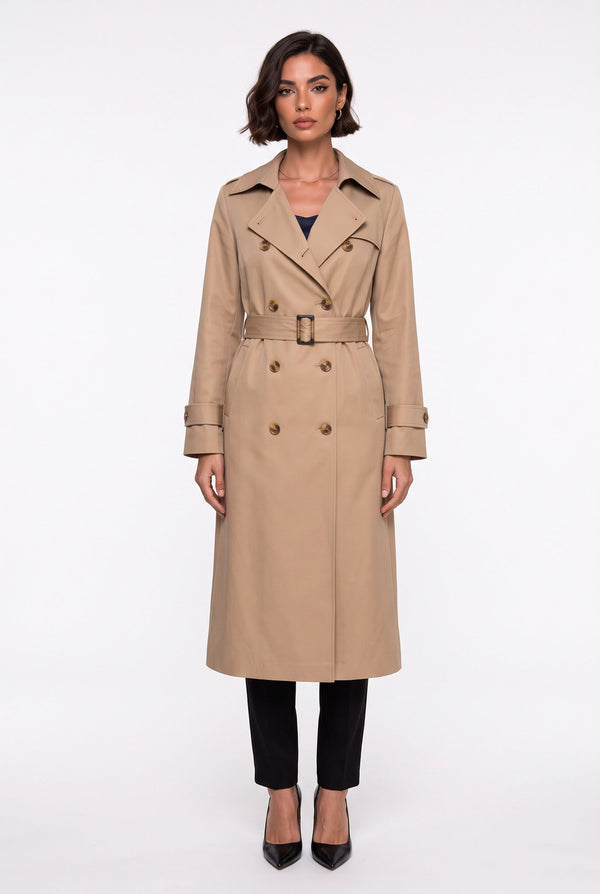 51227 TRENCH COAT CAMEL