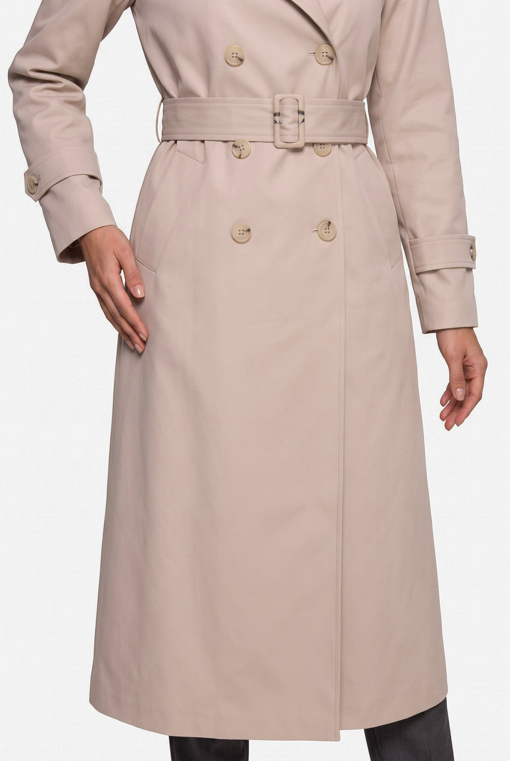 51227 TRENCH COAT STONE