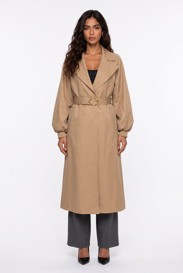 51228 TRENCH COAT CAMEL