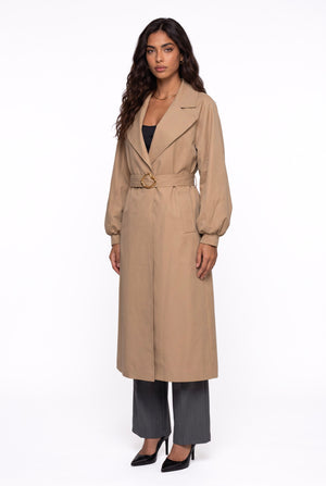 51228 TRENCH COAT CAMEL