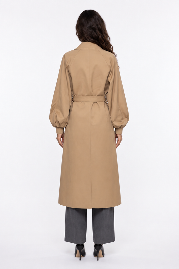 51228 TRENCH COAT CAMEL