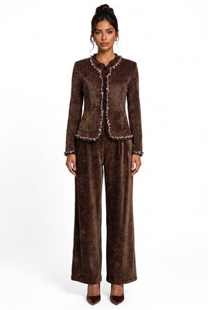 52249 JACKET BROWN