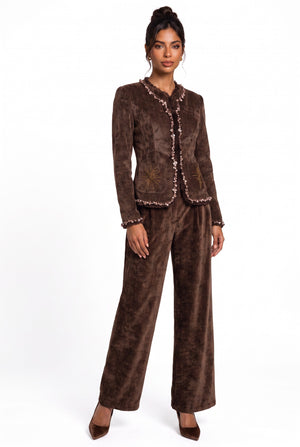 52249 JACKET BROWN