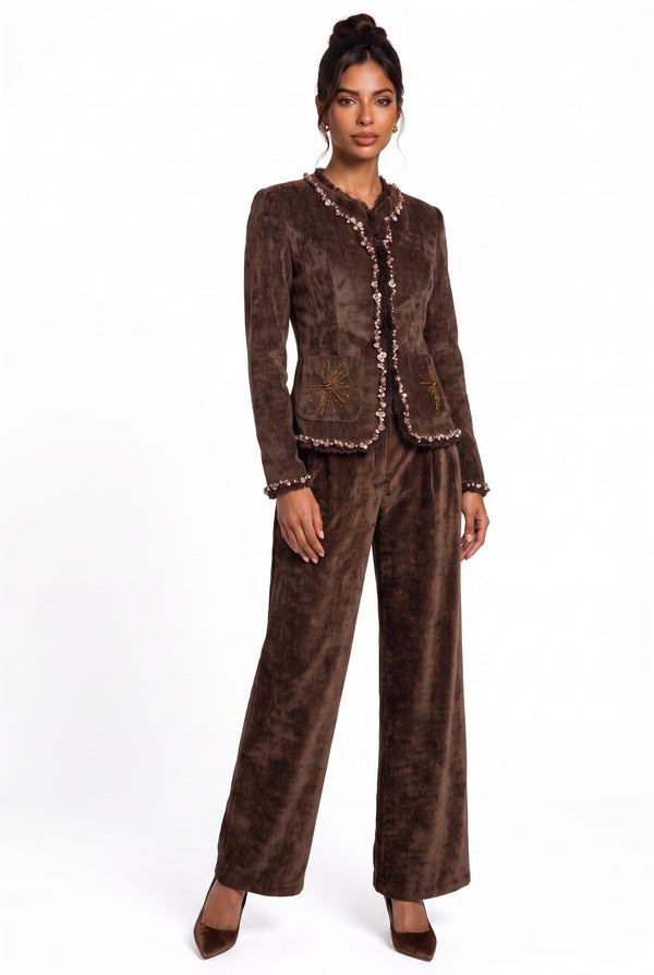 52249 JACKET BROWN