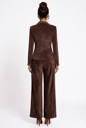 52249 JACKET BROWN