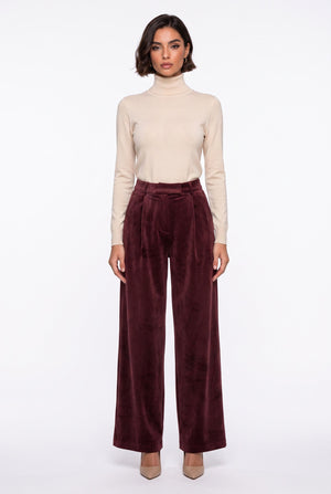 52328 TROUSERS BURGUNDY