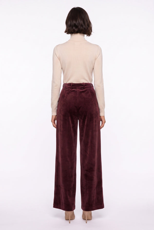 52328 TROUSERS BURGUNDY