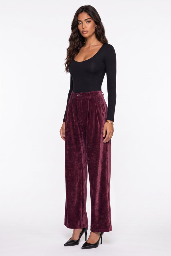 52332 TROUSERS BURGUNDY