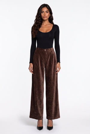 52332 TROUSERS BROWN