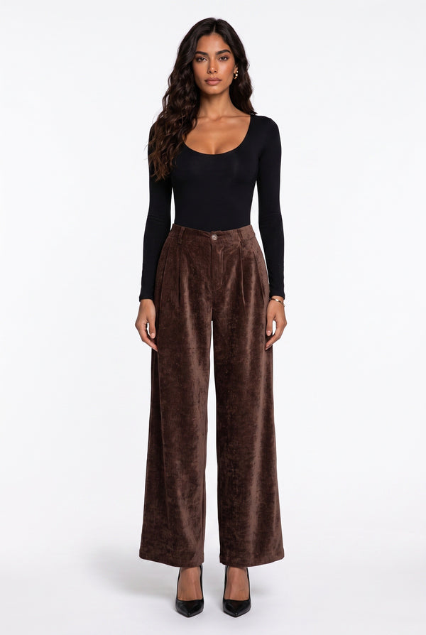 52332 TROUSERS BROWN