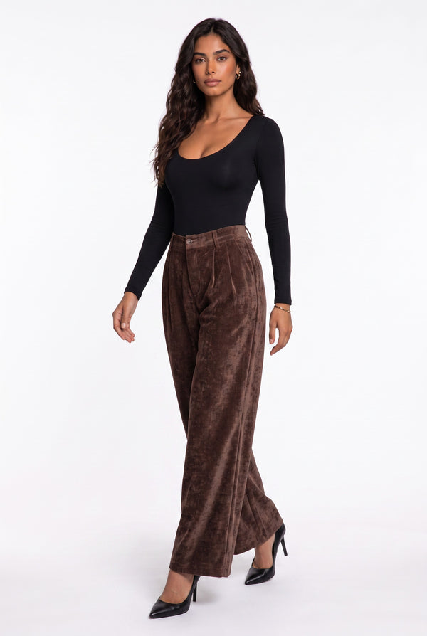 52332 TROUSERS BROWN